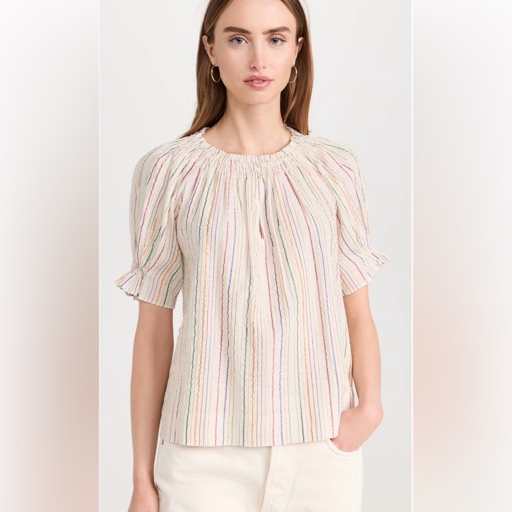 Apiece Apart - Colorful Striped Top (Kasin Top)